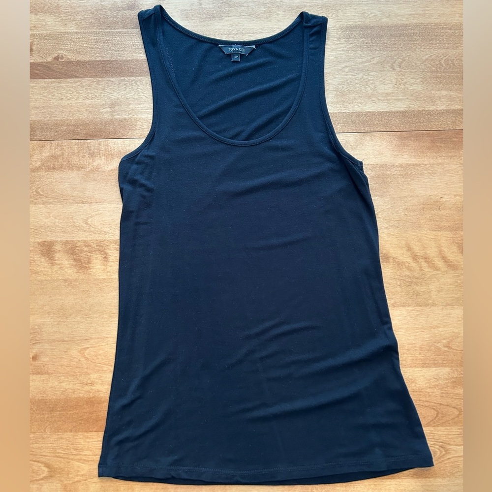 RW&CO. Classic Black Tank Top